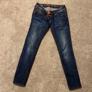 27 waist Rock Rival Jessica Skinny Jeans